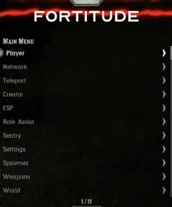 Red Dead Redemption 2 | Fortitude Menu
