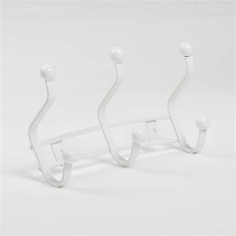 Buy Orion Medallion 3-Knob Iron Dual-Wall Hooks from Home Centre at ...