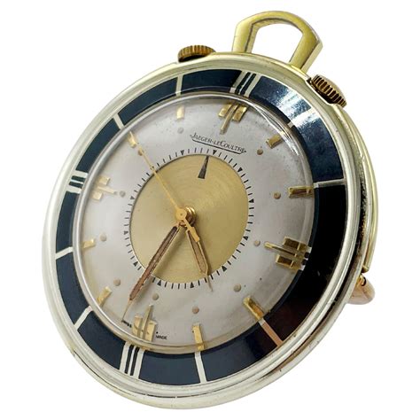Lecoultre Memovox pocket and desk alarm watch 1950s For Sale at 1stDibs