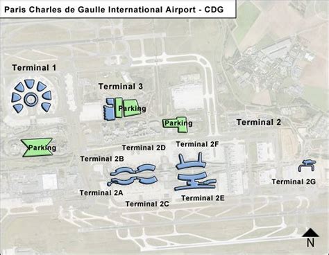 Paris de Gaulle Airport Map: Guide to CDG's Terminals