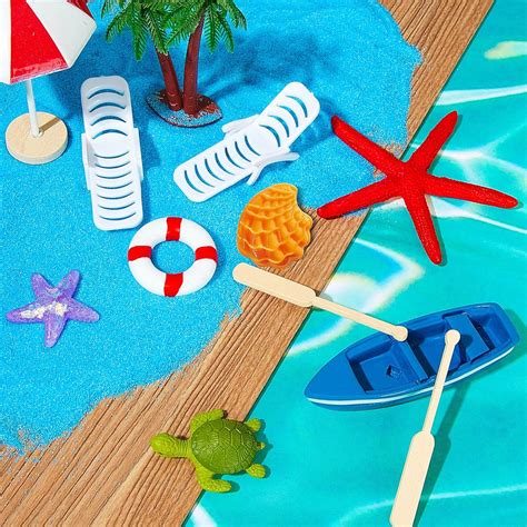 Patelai 12 Pcs Hawaiian Beach Cake Decoration Summer India | Ubuy