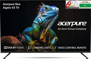 acerpure Aspire Neo 108 cm (43 inch) Full HD LED Smart Google TV 2025 ...