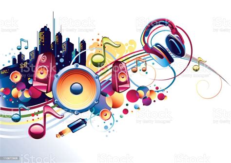 Colorful Music Stock Illustration - Download Image Now - iStock