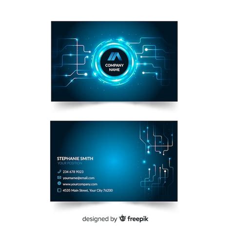 Computer Address Card Design 的图像结果