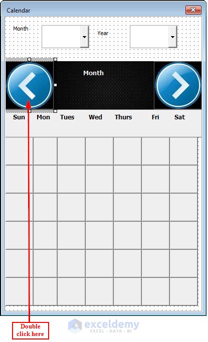 Image result for Making an Advanced Calendar Using VB