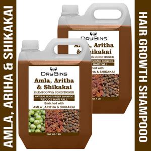 SKOOKUM Amla,Aritha & Shikakai Shampoo with conditioner for Anti ...