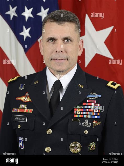 U.S. Army Brig. Gen. Matthew McFarlane poses for his official portrait ...
