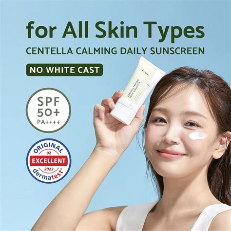 IUNIK Centella Calming Moisture Daily Sunscreen SPF India | Ubuy