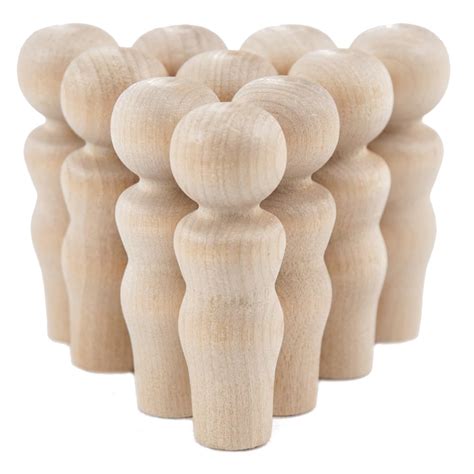 Wood Doll Bodies - Mom 2-1/4 inch - Bag of 10 : Amazon.in: Toys & Games