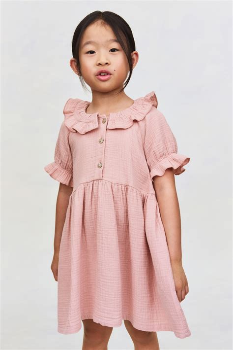 Girls' Collared Dresses | Peter Pan, Denim & Lace | H&M IN