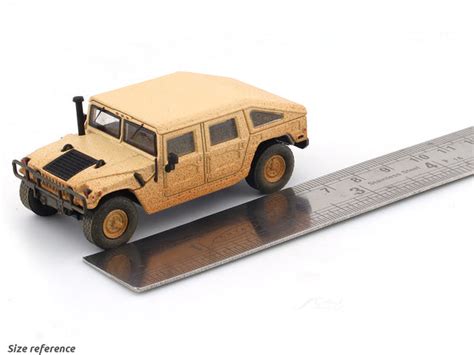 Hummer H1 / Humvee Beige dirty 1:64 Master diecast scale model car ...