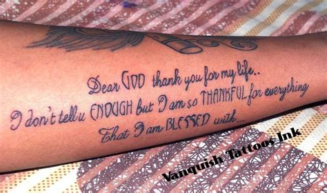 Pin by Vanquish Tattoos Ink on Script Tattoos | Tattoo script, Tattoo ...