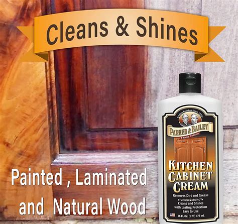 Parker and Bailey Kitchen Cabinet Cream 16 oz - Wood Cleaner and Grease ...