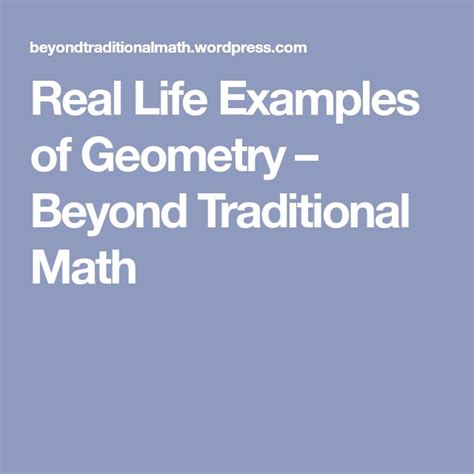 Image result for Geometry Real Life Examples