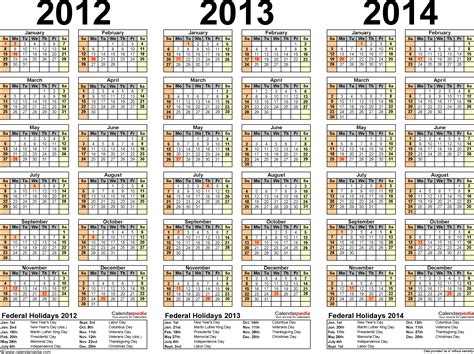 Printable Calendars 2013 2014