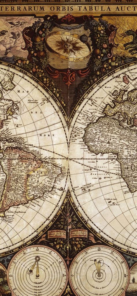 Download wallpaper travel, world map, geography, 1665 the year ...