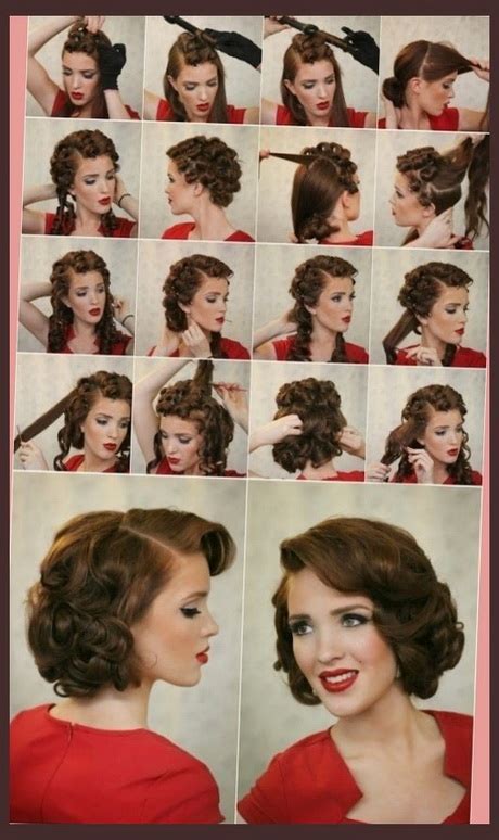 Image result for 50s Style Hair Tutorial