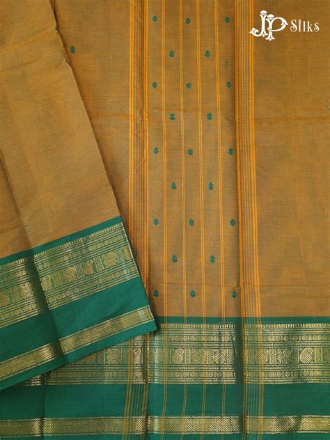 Honey Gold Theni Cotton Saree - G880 – JP Silks