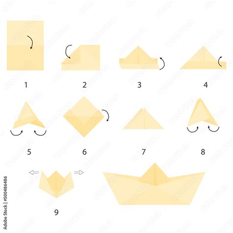 Image result for Paper Boat Step by Step