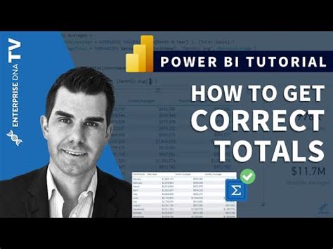 Fixing Total Errors In Power BI - I Know It Can Be... - Microsoft ...