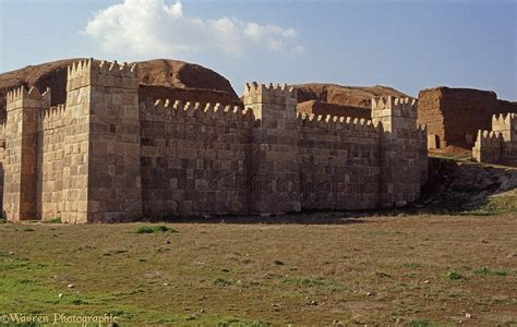 Ancient Assyria Nineveh reconstructed wall photo WP41448