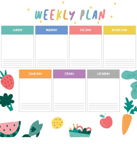 Weekly Planner Printable 的图像结果