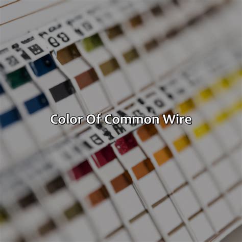 Image result for Common Wire Color Code