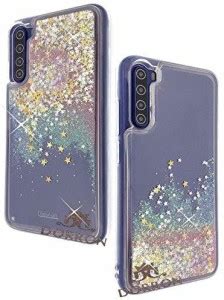 DORRON Back Cover for Realme XT Glitter Liquid Waterfall Moving Stars ...