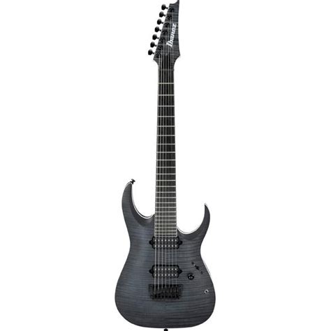 Ibanez RGAIX7FM Iron Label 7-String Electric Guitar - Transparent Gray ...