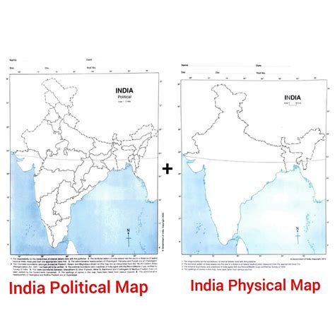 India Physical Map Hd