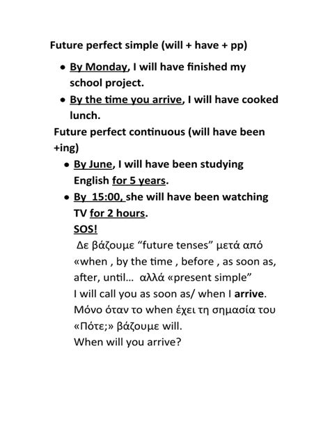 Future Perfect Simple Formula 的图像结果