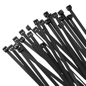 TEVADO 100 Pack Cable Zip Ties Heavy Duty 12 Inch, Premium Plastic Wire ...