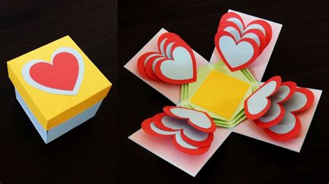 Image result for DIY Heart Exploding Box Template for Crcut