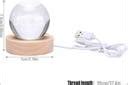 Envision 3D Crystal Ball Night Lamp with Base for Living Room ...