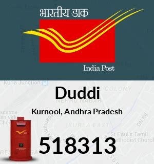 Duddi Pin Code, Kurnool, Andhra Pradesh