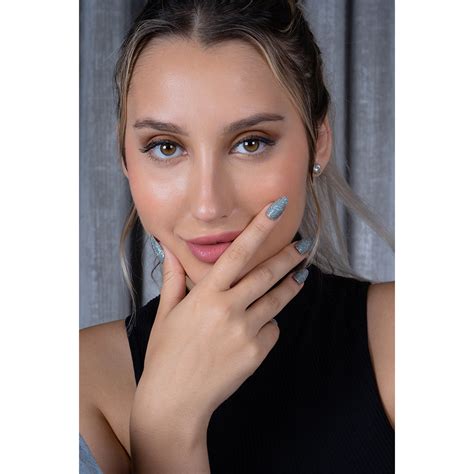 Exquisite Almond Shape Studded Blue Diamond Nails|Rare Jewel