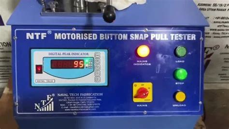 Button Snap Pull Tester - Motorized Button Snap Pull Tester ...