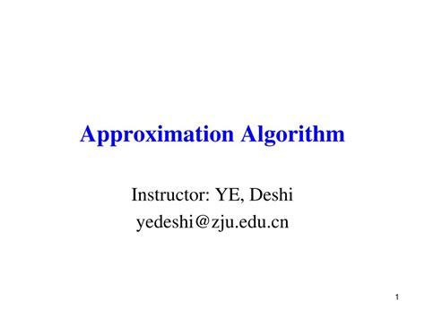Approximation Algorithm Tutorial 的图像结果