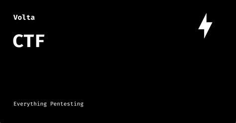 CTF - Volta