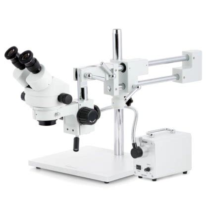 AmScope SM-4 Series Zoom Binocular Stereo Microscope 7X-45X ...