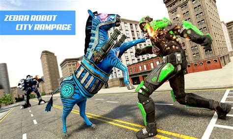 Wild Zebra Robot Car Game: Robot Transforming Games - App on Amazon ...