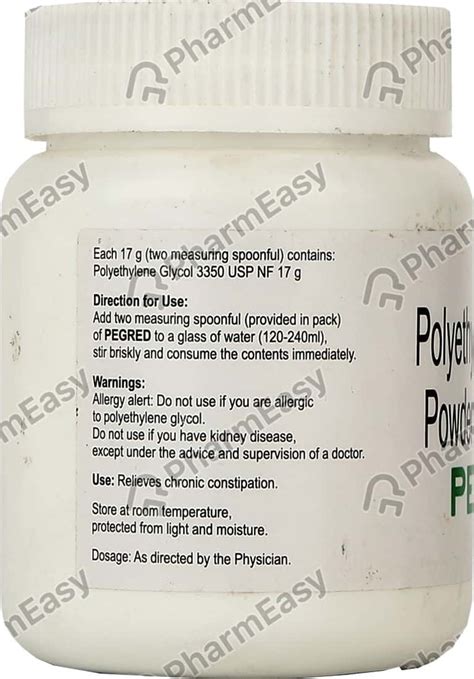 Buy Pegred 17 GM Oral Powder (119) Online & Save Up to 24% at PharmEasy