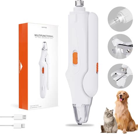 Amazon.com: CATPICK 2-in-1 Dog Nail Grinder & Dog Nail Clippers ...