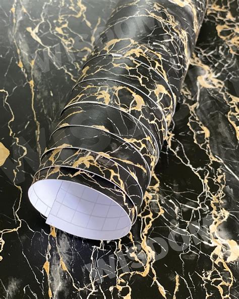 WISDOM Marble Wallpaper Furniture (60 X 300 cm) Kitchen Counter ...