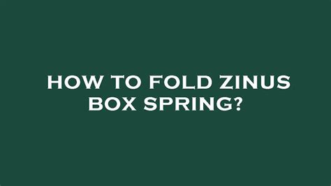 Zinus Box Spring Setup 的图像结果