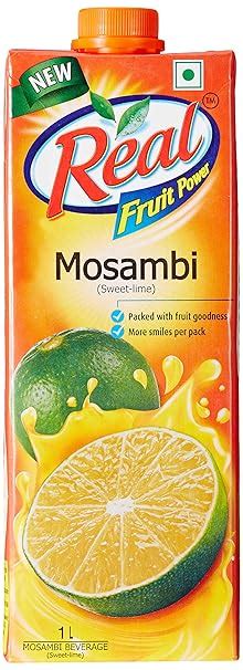 Real Fruit Power Mosambi - 1L: Amazon.in: Grocery & Gourmet Foods
