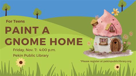 Paint a Gnome Home (for teens), 301 S 4th St, Pekin, IL, United States ...