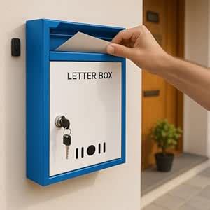 HOMIFLY Wall Mount A4 Size Letter Box/Mail/Suggestion Box/Complaint Box ...