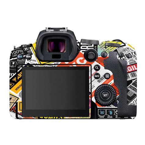 Tech Aesthetic Sticker Collage Canon EOS R6 Mark I Camera Skins