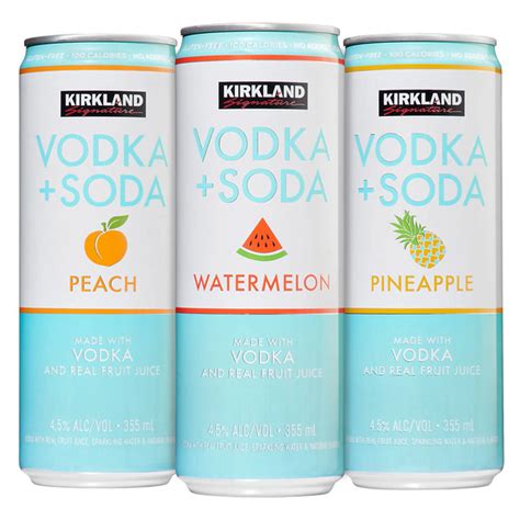 Kirkland Signature Vodka + Soda Variety Pack (12 fl oz) Delivery or ...
